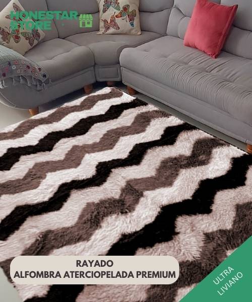 Alfombra Aterciopelada Premium 2 mt x 1.50 mt | Suavidad y elegancia