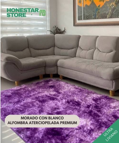 Alfombra Aterciopelada Premium 2 mt x 1.50 mt | Suavidad y elegancia