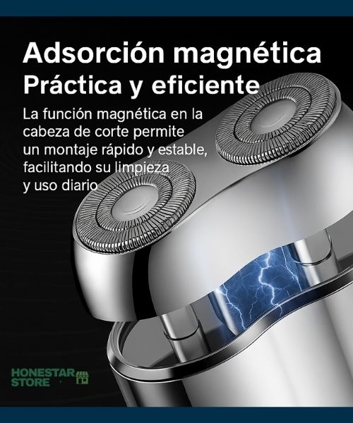 Mini Afeitadora Magnética – Potencia y Precisión