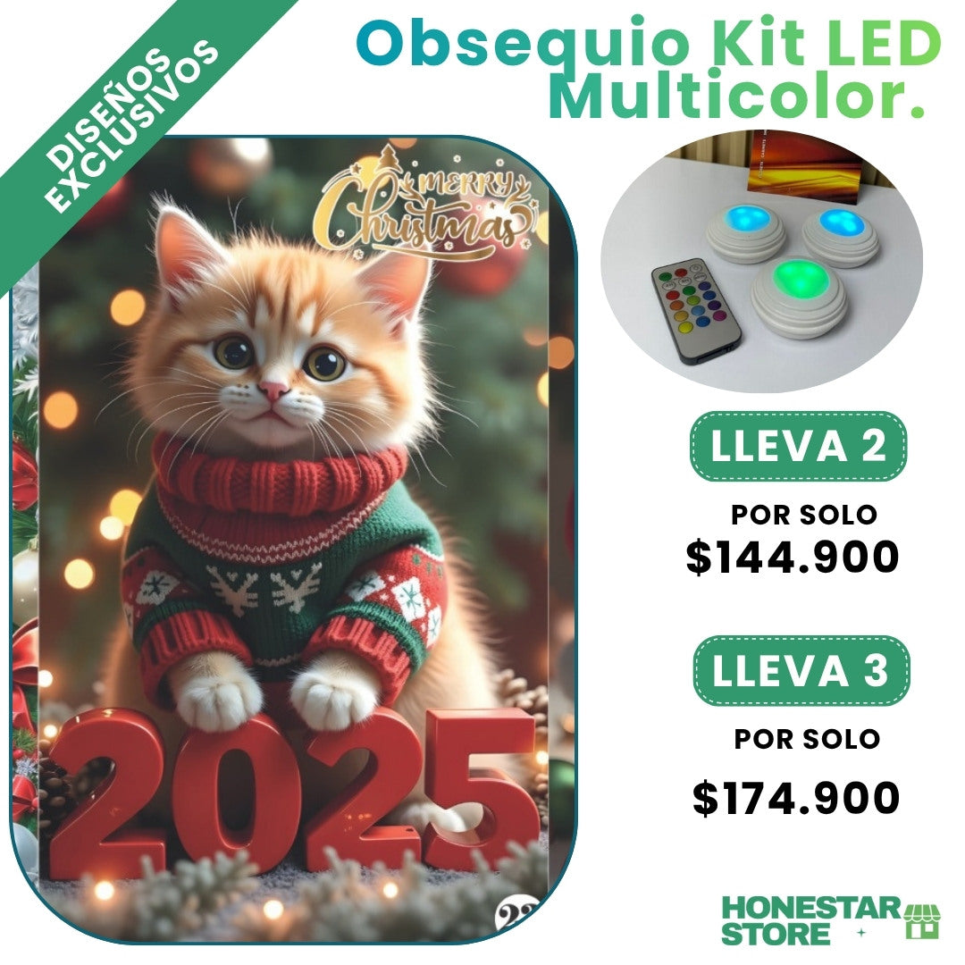 1 Cubrepuerta Navideña Premium + Obsequio