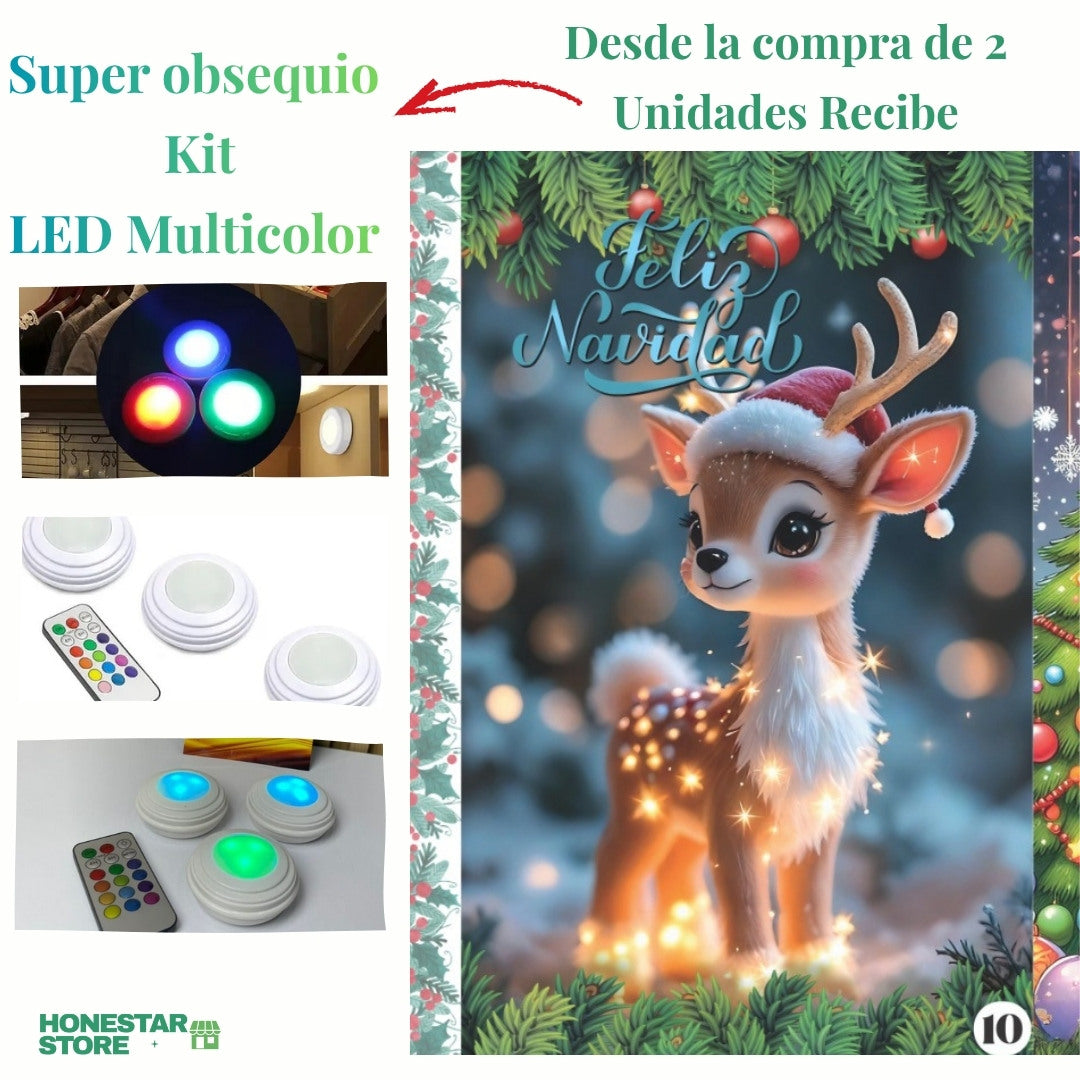 1 Cubrepuerta Navideña Premium + Obsequio