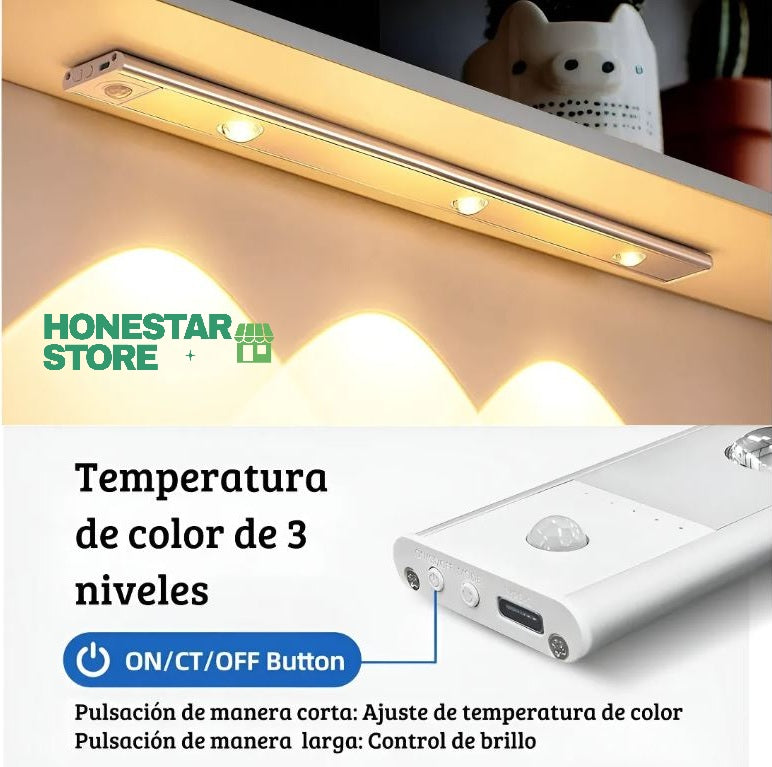 Lámpara LED con Sensor de Movimiento 40 cm