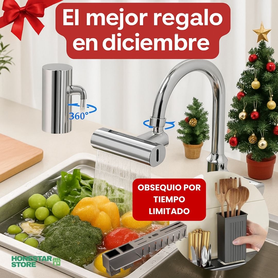 Grifo 360° Premium 4 en 1 | Comodidad y limpieza facil