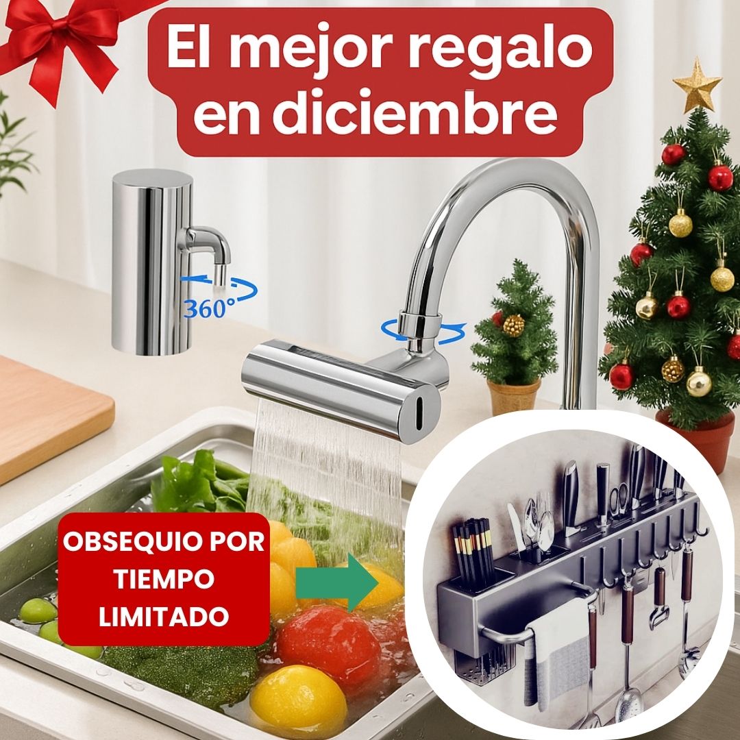 Grifo 360° Premium 4 en 1 | Comodidad y limpieza facil