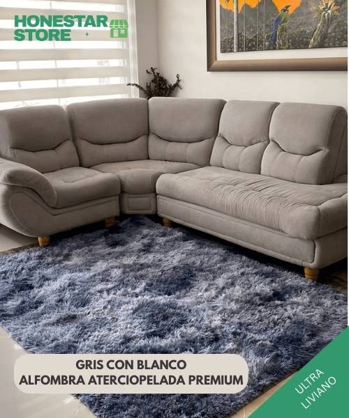 Alfombra Aterciopelada Premium 2 mt x 1.50 mt | Suavidad y elegancia