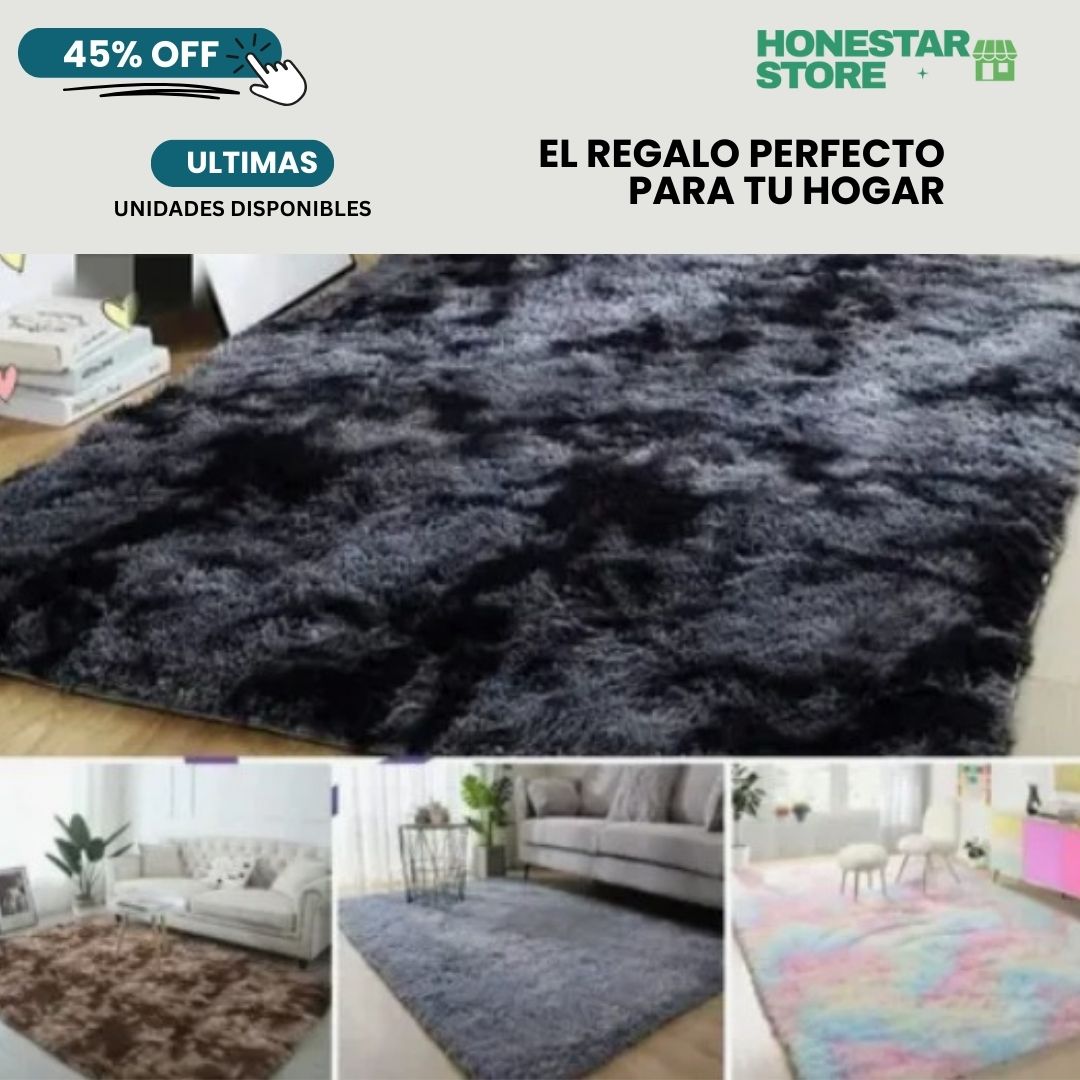 Alfombra Aterciopelada Premium 2 mt x 1.50 mt | Suavidad y elegancia