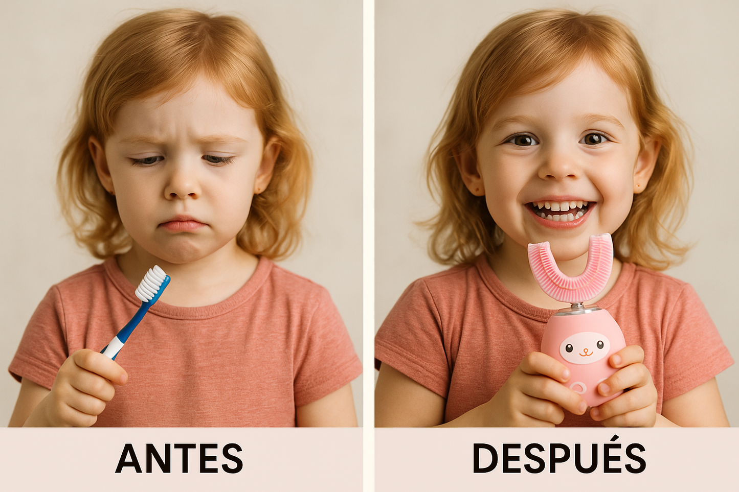 Cepillo Eléctrico Infantil en Forma de U