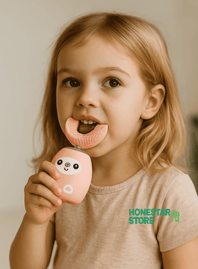 Cepillo Eléctrico Infantil en Forma de U