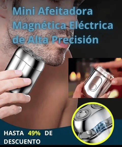 Mini Afeitadora Magnética – Potencia y Precisión